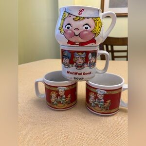 Vintage Campbell's Soup Mugs Set